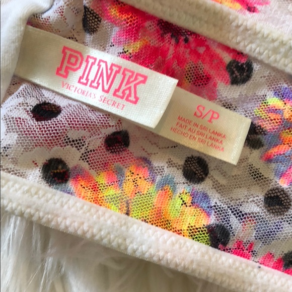 Pink Victoria’s secret lace bandeau sz S - Picture 3 of 4